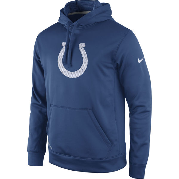 Men Indianapolis Colts Nike Practice Performance Pullover Hoodie Royal